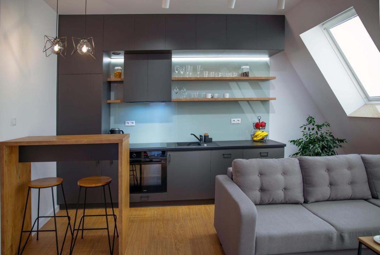 Nadjeziorna Graphite Apartman Ełk Kültér fotó